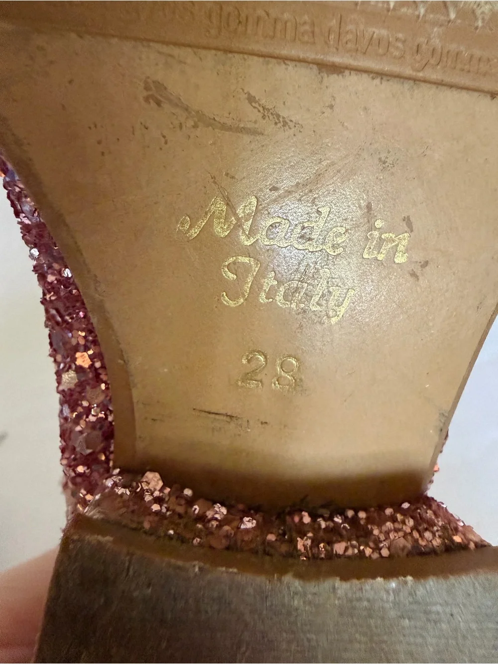 Girls' Glitter Zip-Up Boots in Pink